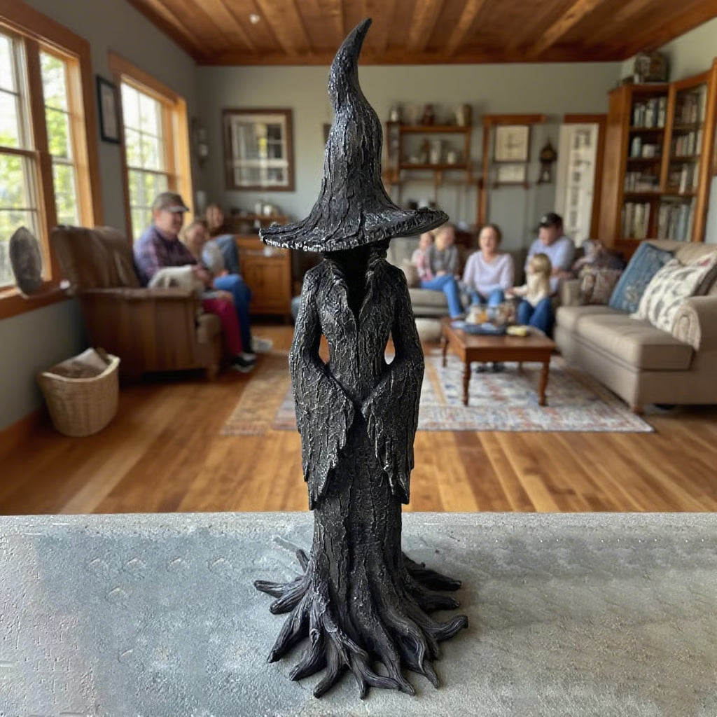 🔥LAST DAY 49% OFF - ❤️🔥🧙♀️Hand-Painted Enchanting Witch Statue: The Guardian of Your Home (✨Same as in the video)