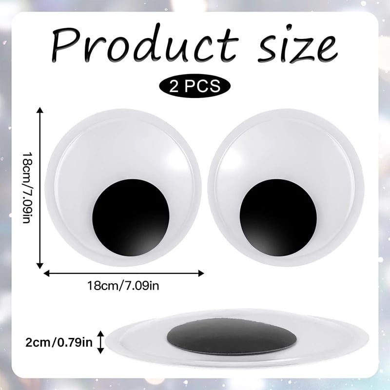 🔥Giant Wiggle Googly Eyes with Self Adhesive