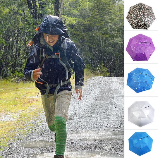 (Promotion - 50% OFF) Outdoor Double Layer Umbrella Hat