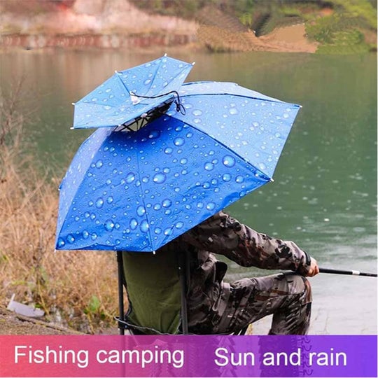 (Promotion - 50% OFF) Outdoor Double Layer Umbrella Hat