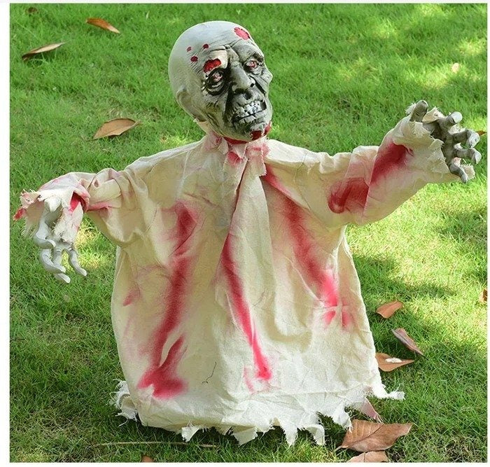 🔥🔥🔥(🎃Early Halloween Sale 50% OFF )Swing Ghost Voice Control Decorative Props