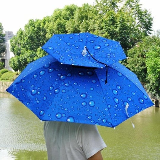 (Promotion - 50% OFF) Outdoor Double Layer Umbrella Hat