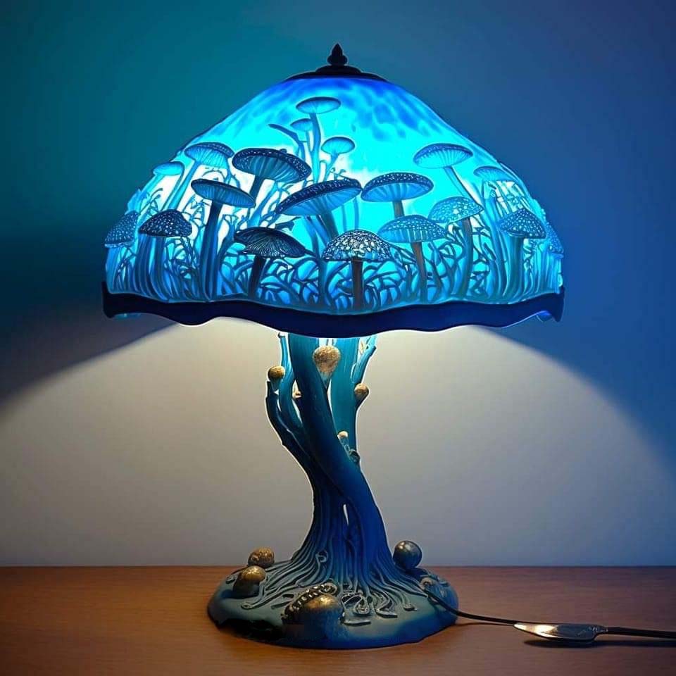 Stained Resin Plant Series Table Lamp🎉