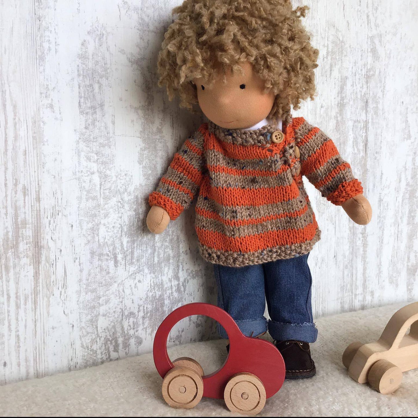 🎄Christmas gift-handmade Waldorf doll - Buy two and get free shipping!