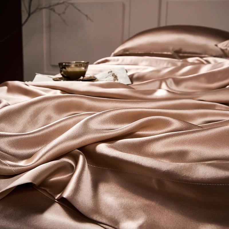 25 momme Summer Luxury Pure Mulberry Silk Bedding Set of 4