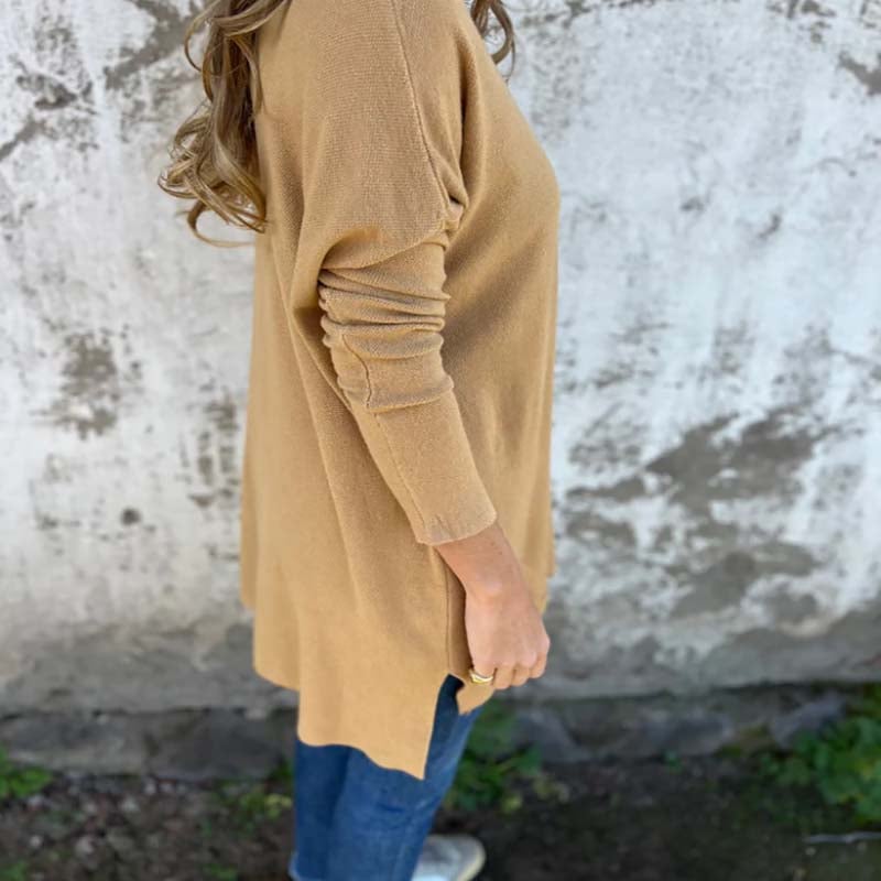 ✨New Arrival✨💕Women's  Long Sleeve Tunic Top with Side Slits