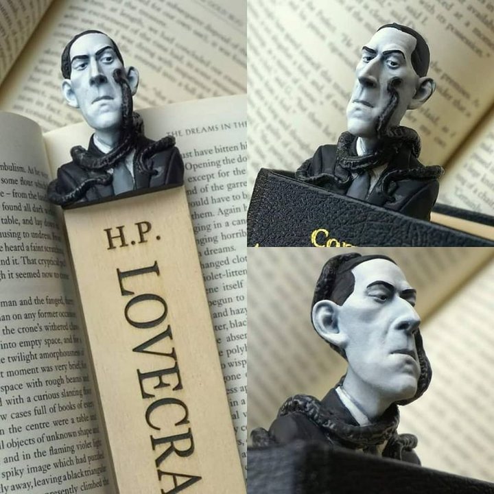 🎁Limited time 50% discount-3D human head horror bookmark