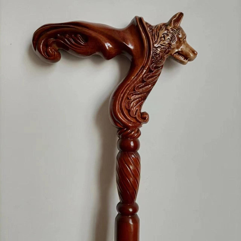 Designer Art Wooden Cane badass Walking Stick Horse with Saddle, Fancy decorative canes for ladies and men
