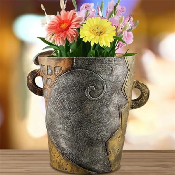 Handmade Brutalist Abstract Beauty Face Flower Pot - Buy two and get free shipping!