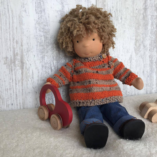 🎄Christmas gift-handmade Waldorf doll - Buy two and get free shipping!