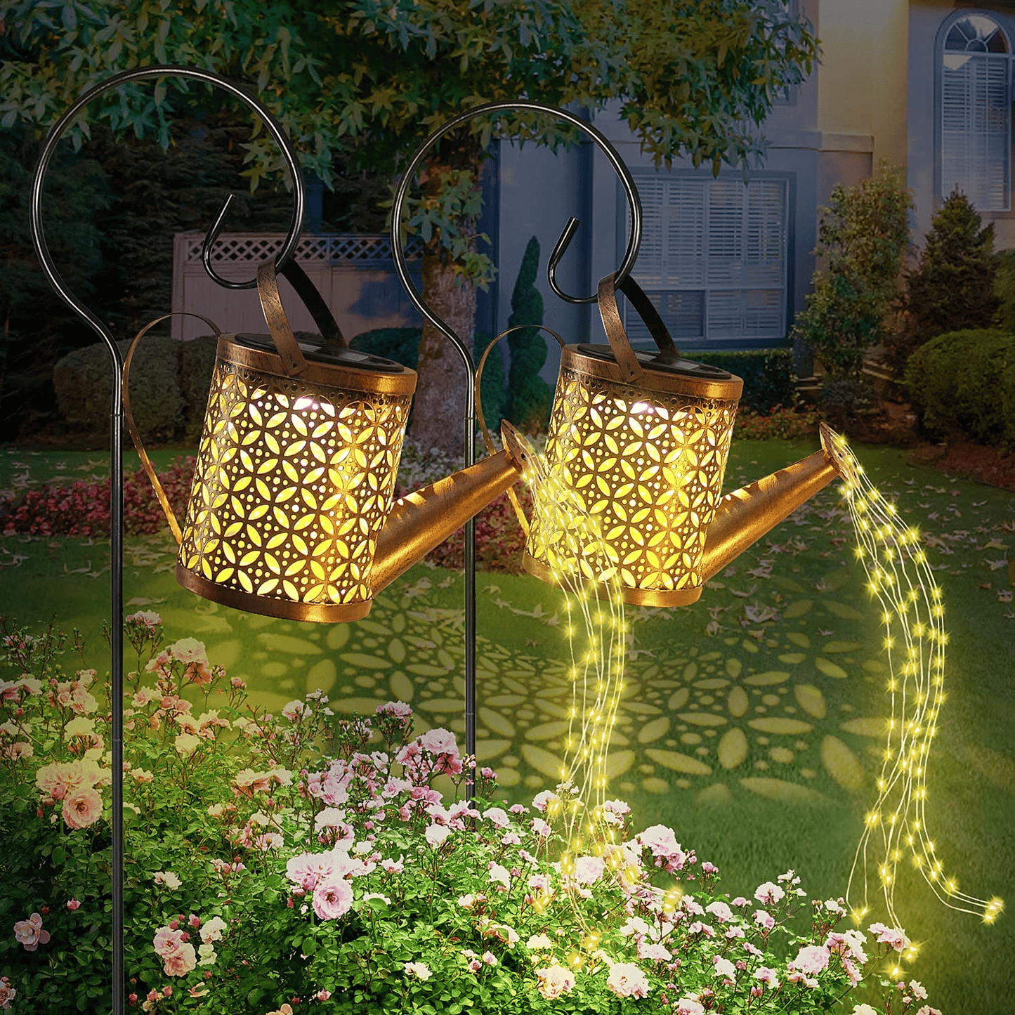 Solar Waterfall Lights