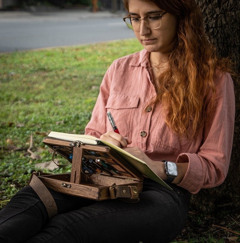 Writers Messenger Wood Box - BUY 2 FREE SHIPPING