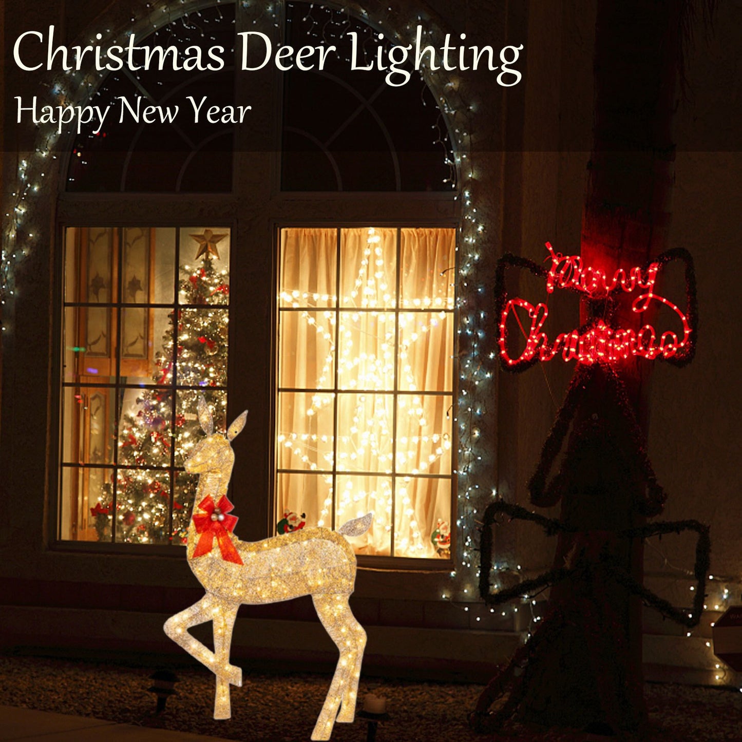 🔥LED Deer Lighting