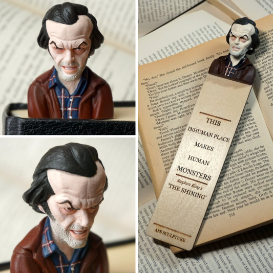 🎁Limited time 50% discount-3D human head horror bookmark