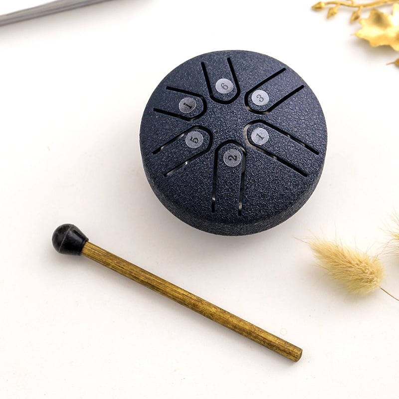 MINI STEEL TONGUE DRUM 3 INCH SOUND HEALING DRUM KIT