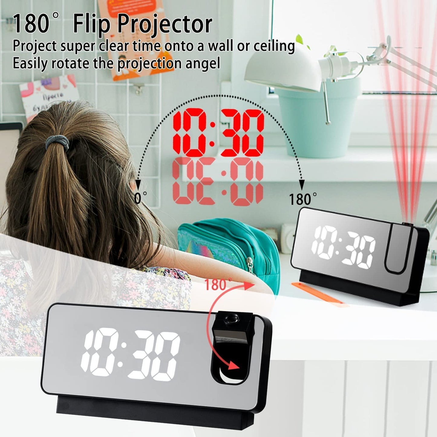 projection alarm clock⏰