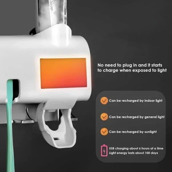 🔥Smart UV Sterilizing Toothbrush Holder🦷