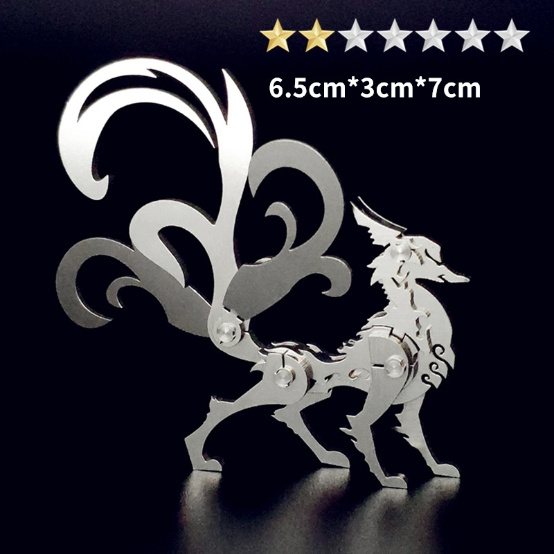 3D Stainless Steel Mythical Creature Puzzle Kit