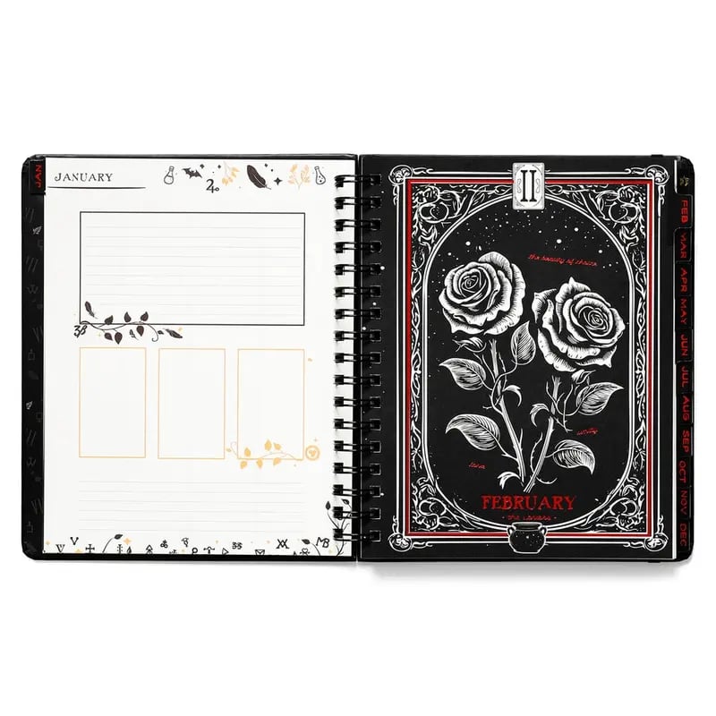 💥📚🧙‍♀️Waiting for the Night 2026 Weekly Planner🧹HARDCOVER BOOK