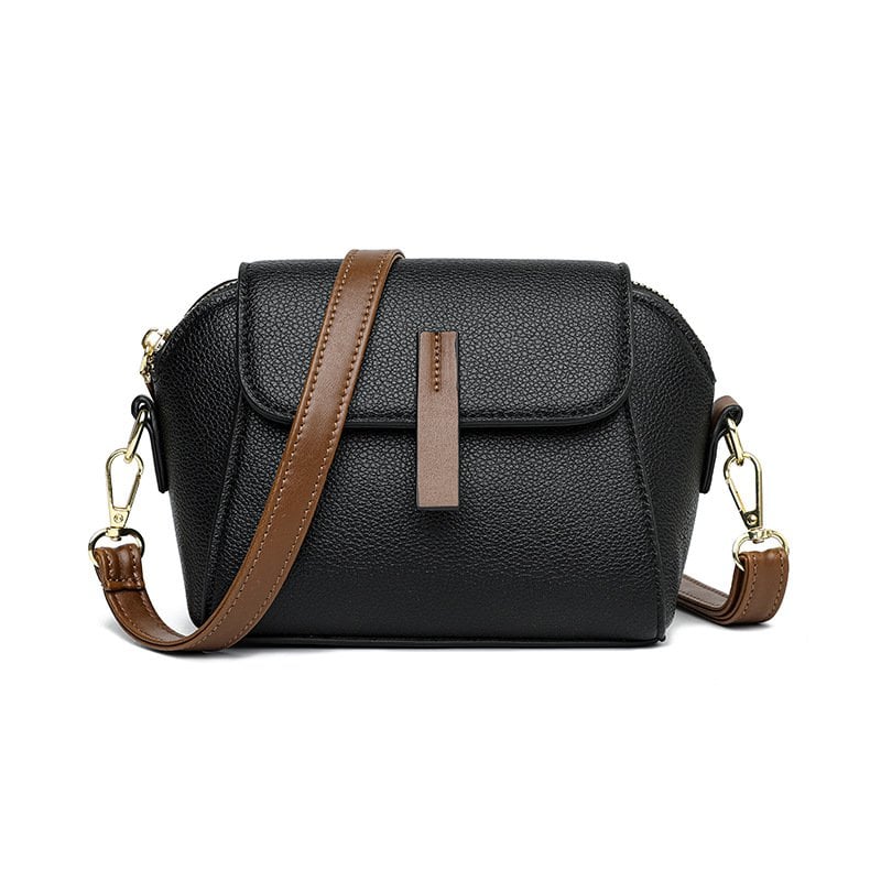 Light luxury soft leather trendy and versatile crossbody bag