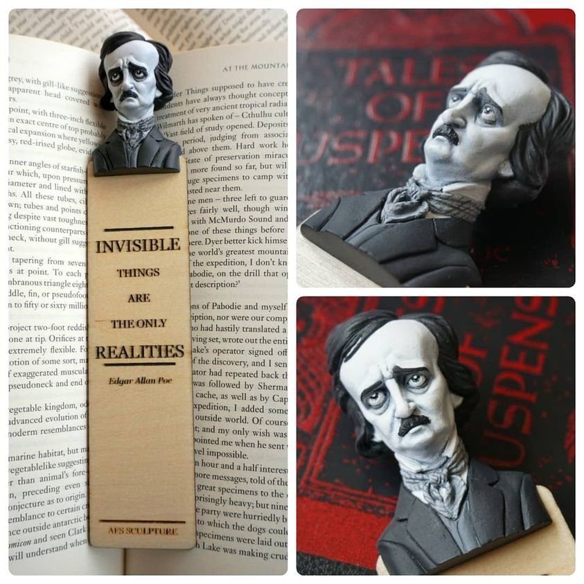 🎁Limited time 50% discount-3D human head horror bookmark