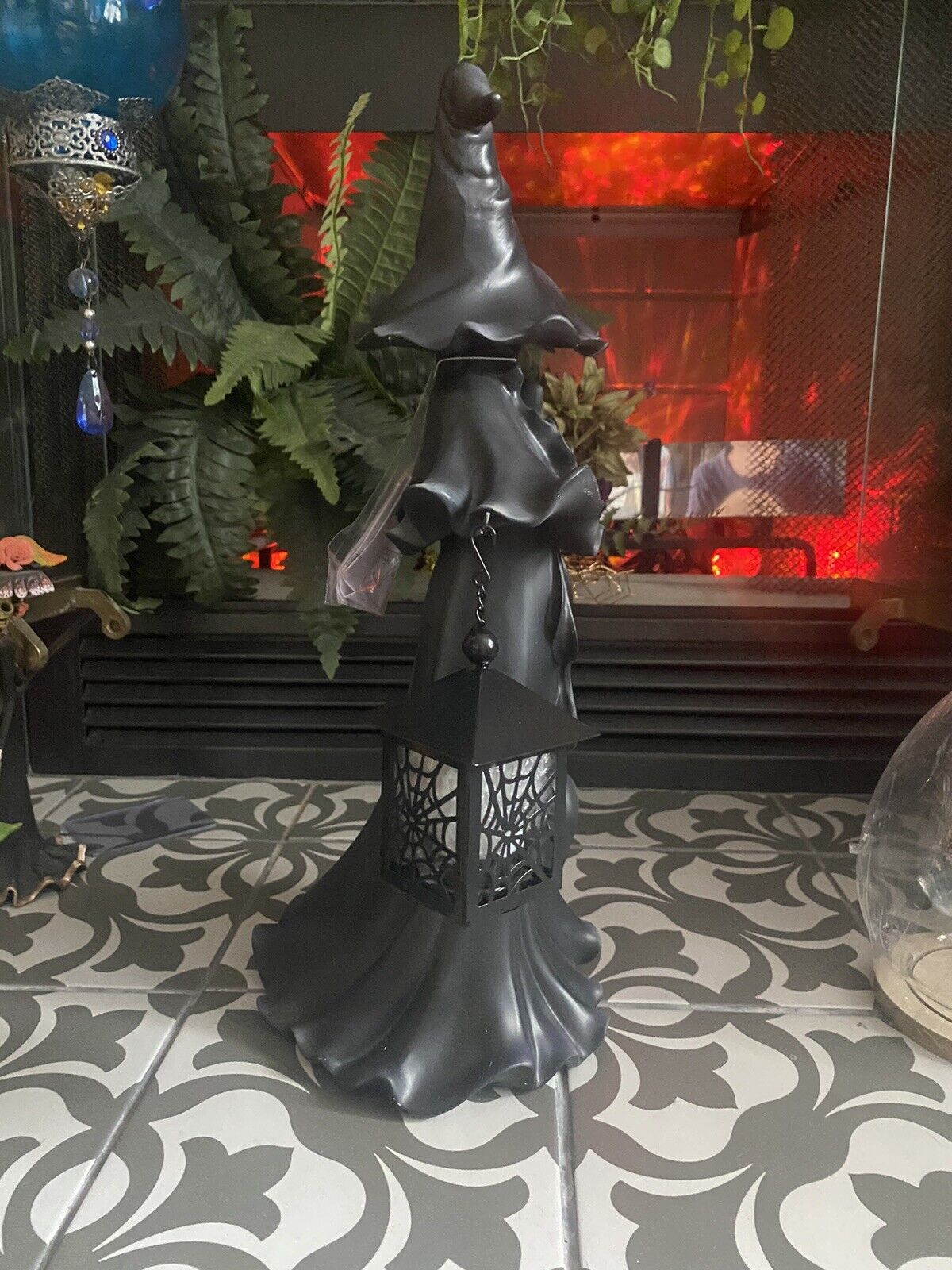 🎃Early Halloween Sale -Black Witch With Lantern