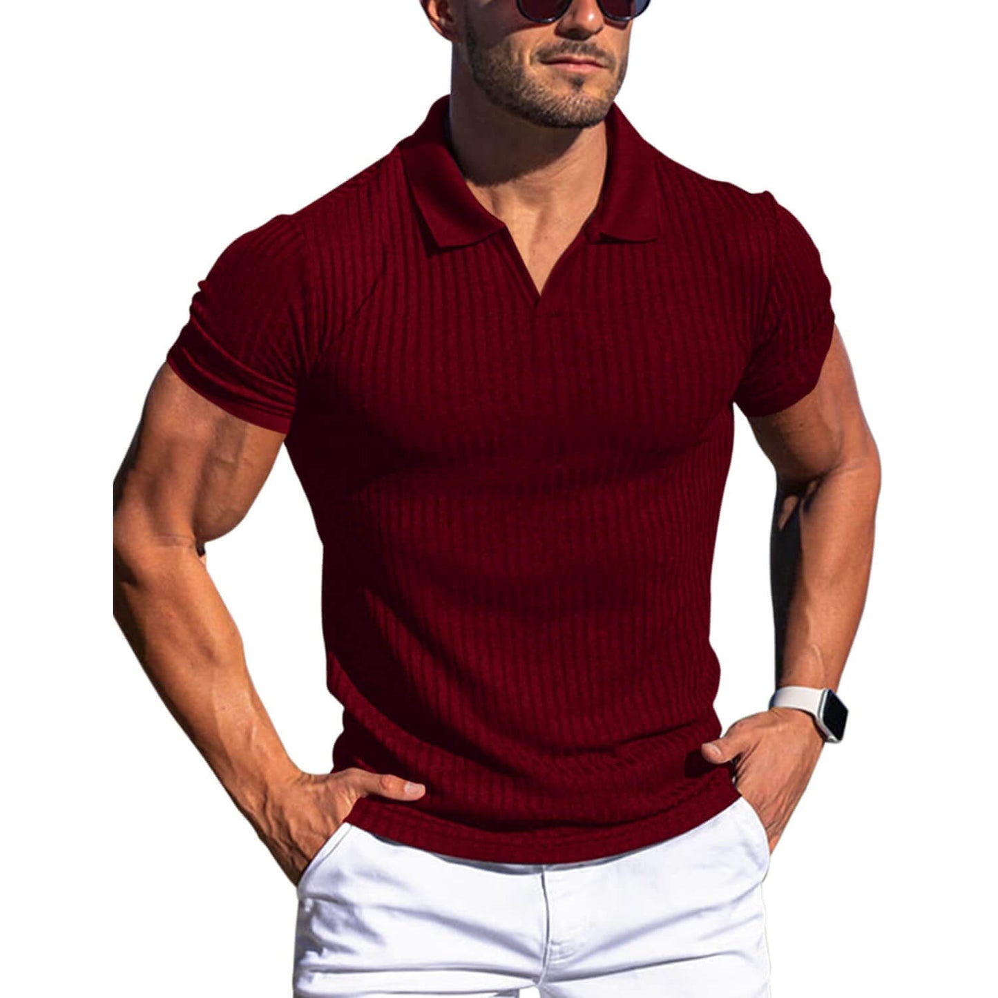 Slim Fit Polo Shirt-Buy 2 free shipping