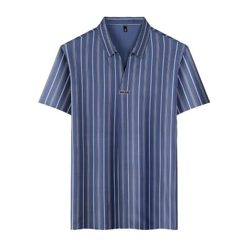 Men's Summer Striped Short Sleeve Shirt