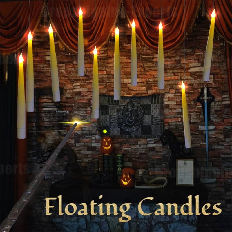 🎁🔥12Pcs Lights Magic Wand Floating Flameless Candles