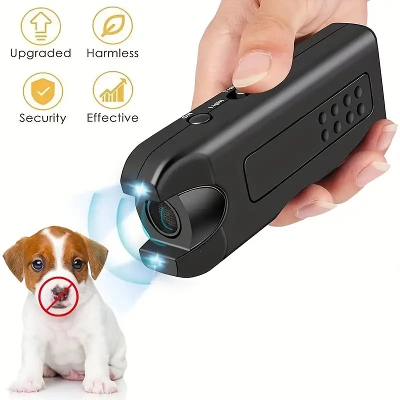 🔥Handheld Bark Control Luminous Ultrasonic Dog Repeller