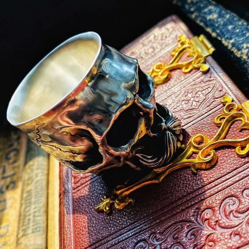 Holy Grail of life - Handmade Silver Wine Cup