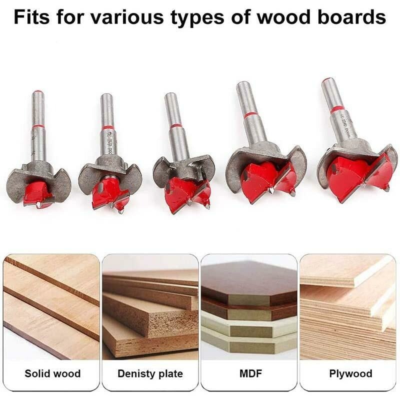 🔥Positioning Woodworking Drill Bit Set