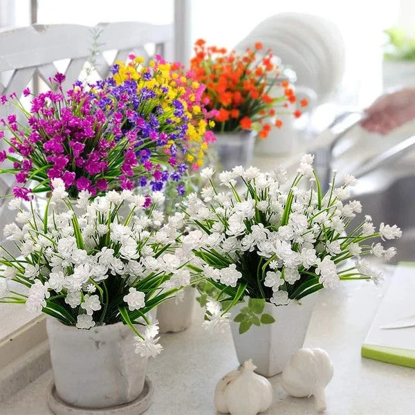 💖Outdoor Artificial Flowers💐1 Bundle(Includes 30 flowers)