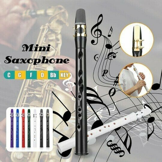 Key of C Two Octave Range Pocket Travel Saxphone