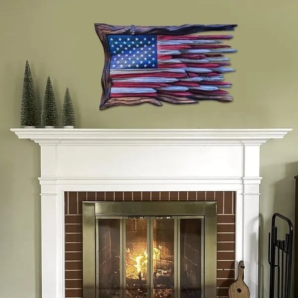 Wooden American Flag🔥BUY 2 FREE SHIPPING🔥