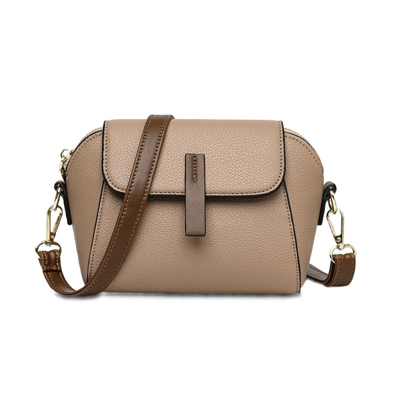 Light luxury soft leather trendy and versatile crossbody bag