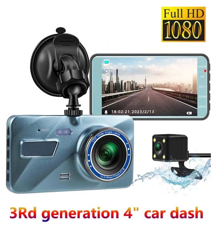 🚗2024 3rd generation dash cam (View angle and LED lights)