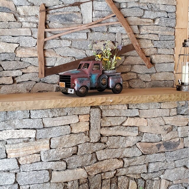 Large Rustic Farmhouse Truck Decor