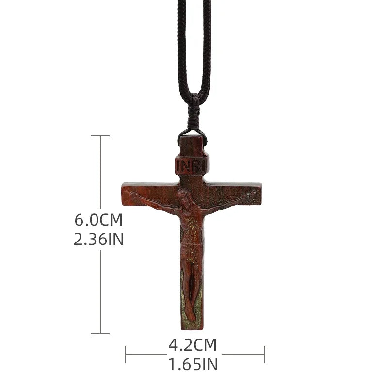 😍💥Special offer - Jesus Cross Wooden Necklace