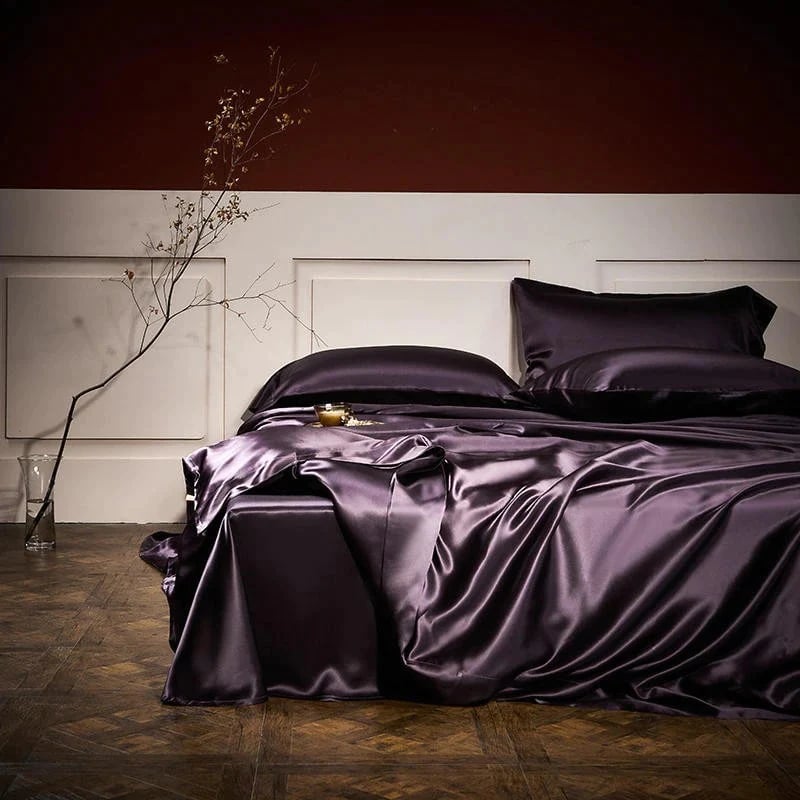 25 momme Summer Luxury Pure Mulberry Silk Bedding Set of 4