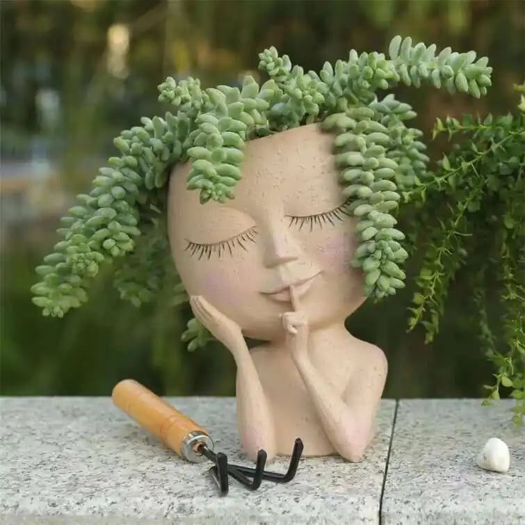 🔥Last Day Promotion -49% OFF🔥Cute Lady Face Plant Pot