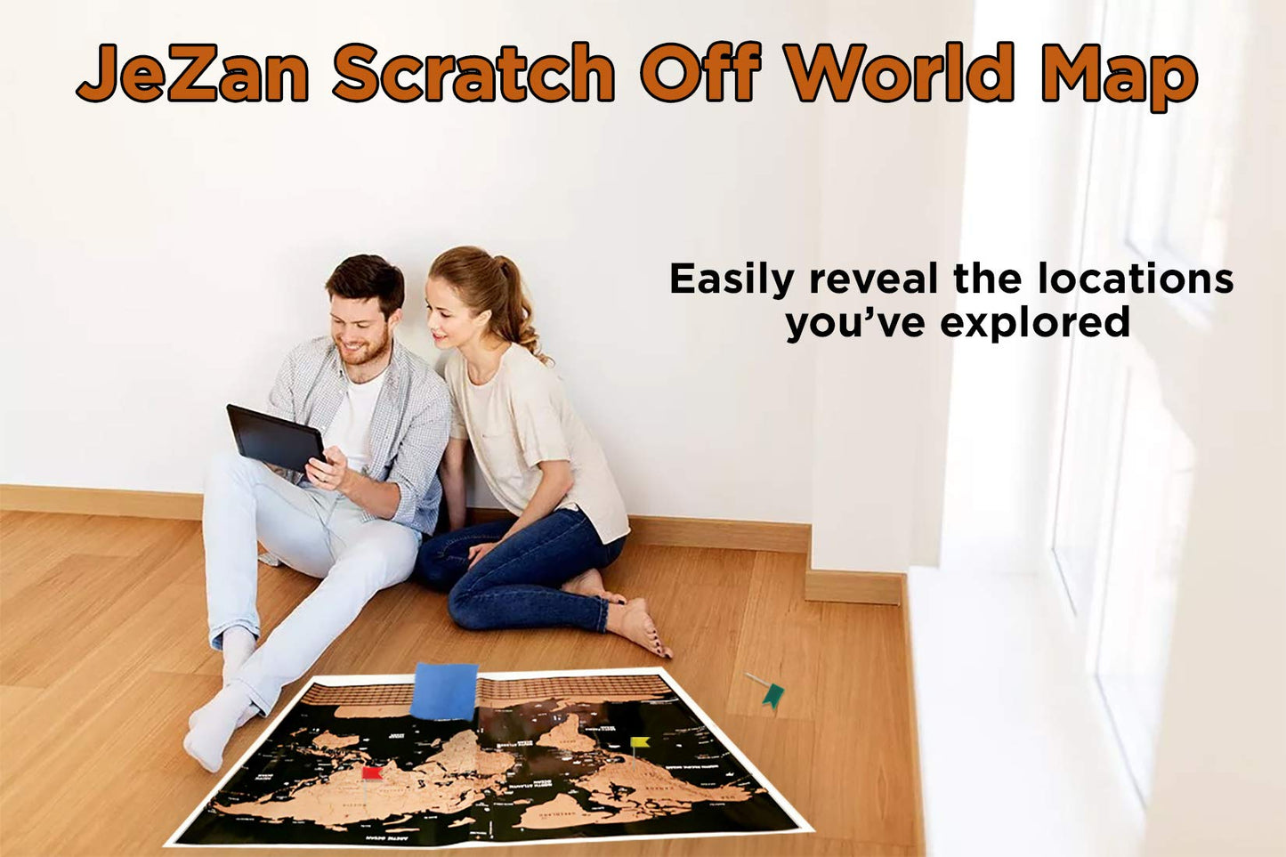 Scratch Map of the World