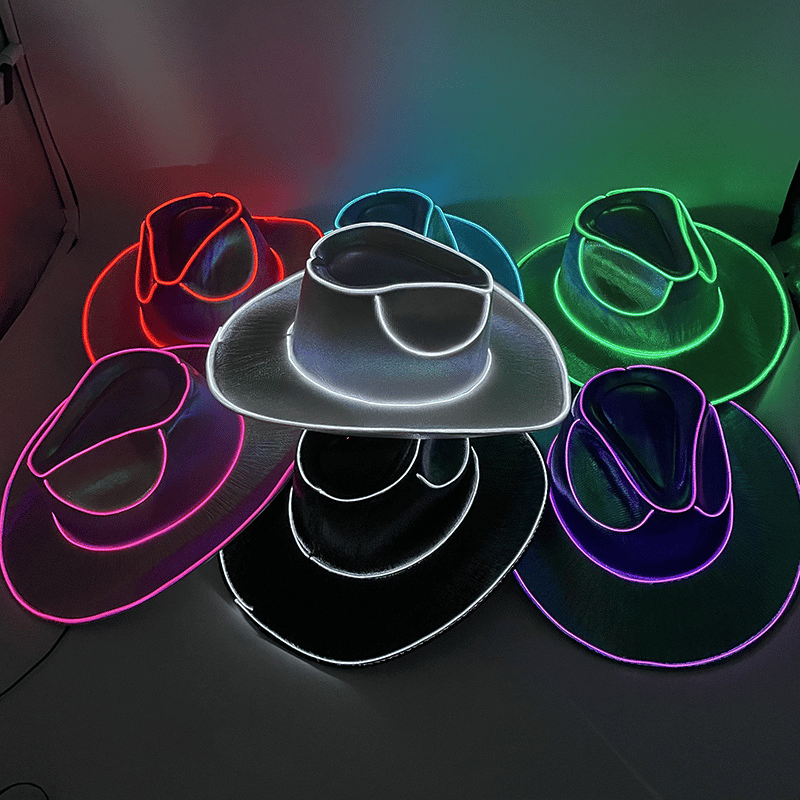 Cowboy Wireless LED Party Hat