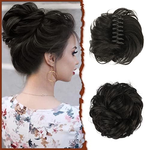 Claw Clip Messy Bun Hair Piece