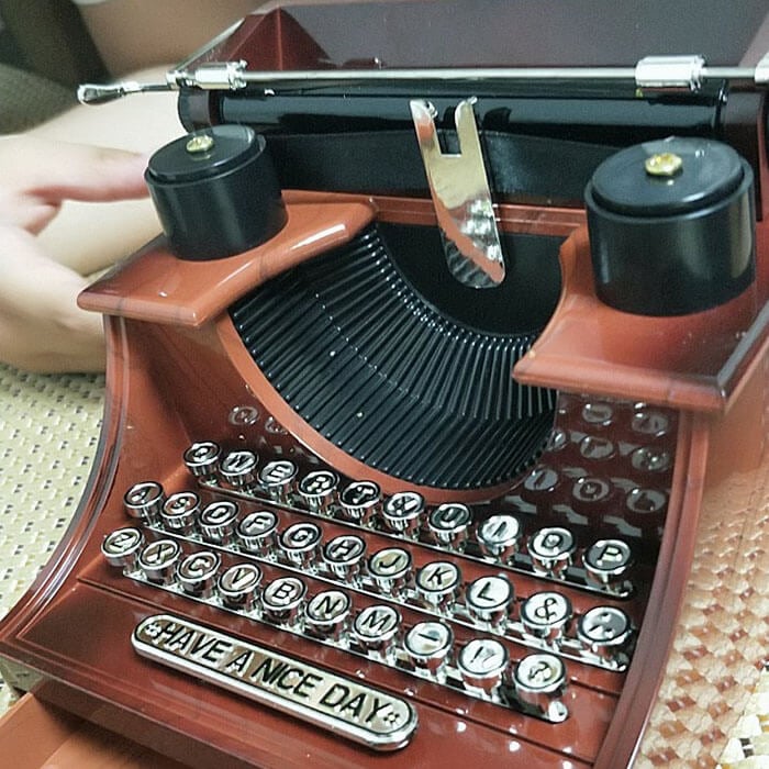 Premium Sewing Machine Music Box