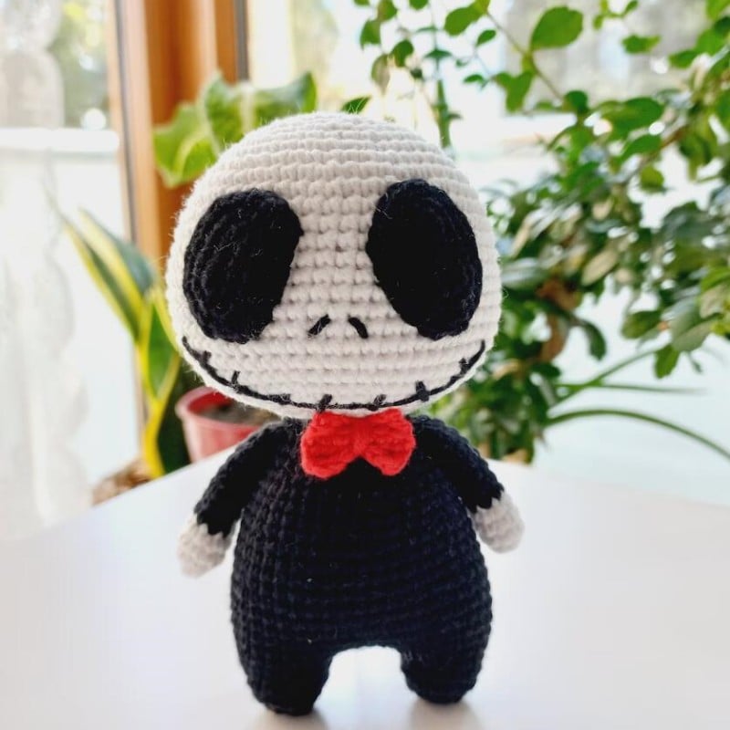 Handmade Crochet Halloween Cute Doll Decoration