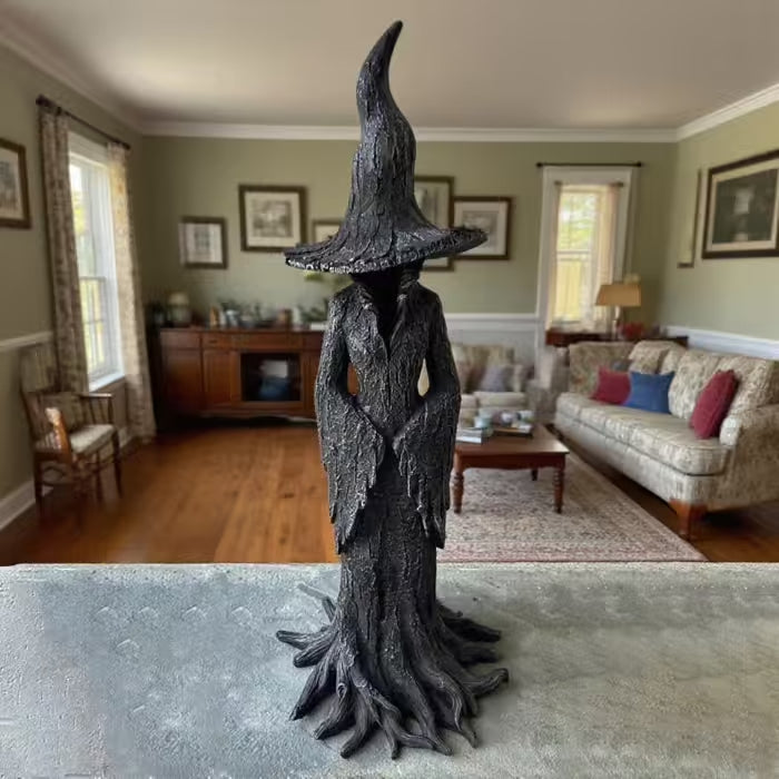 🔥LAST DAY 49% OFF - ❤️‍🔥🧙‍♀️Hand-Painted Enchanting Witch Statue: The Guardian of Your Home (✨Same as in the video)