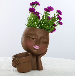 🔥Last Day Promotion -49% OFF🔥Cute Lady Face Plant Pot