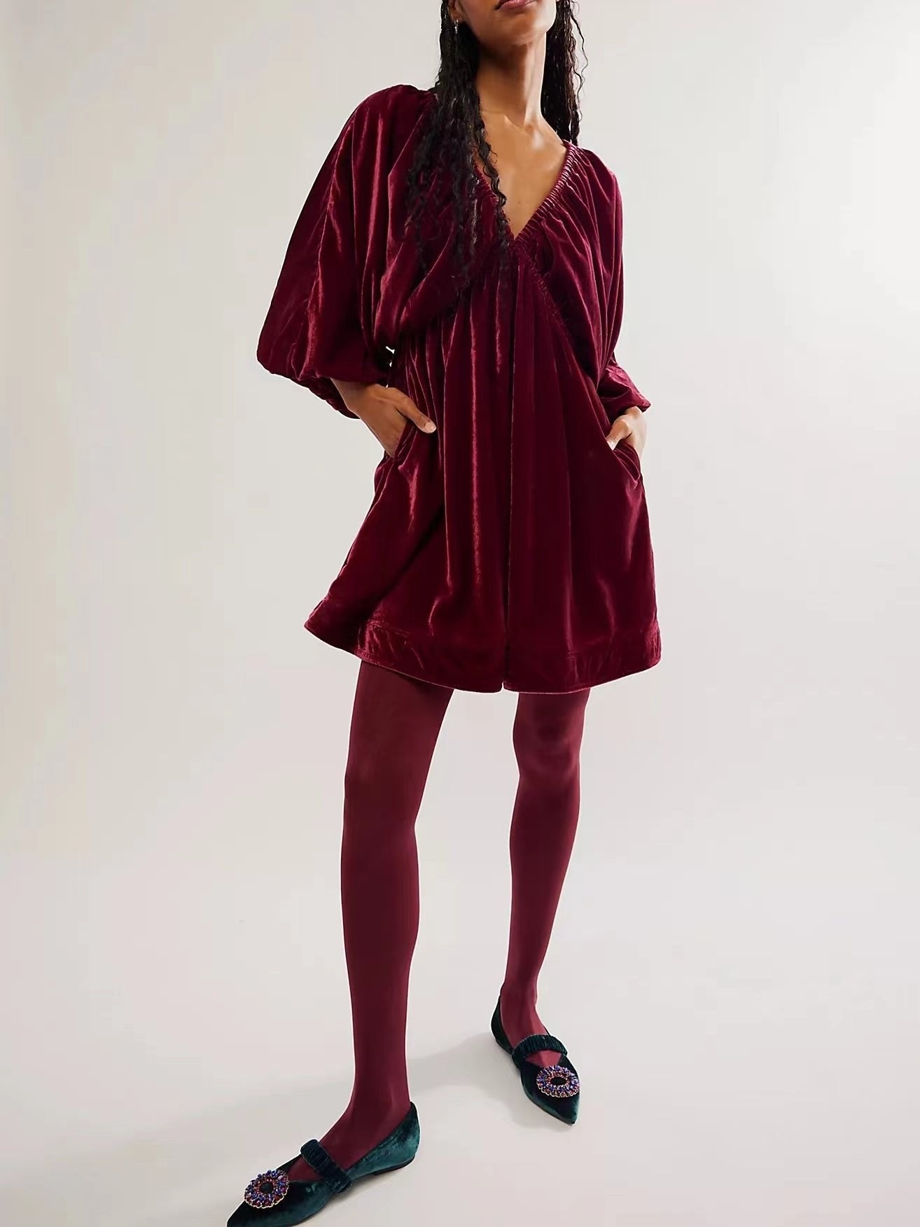 Velvet Mini Dress