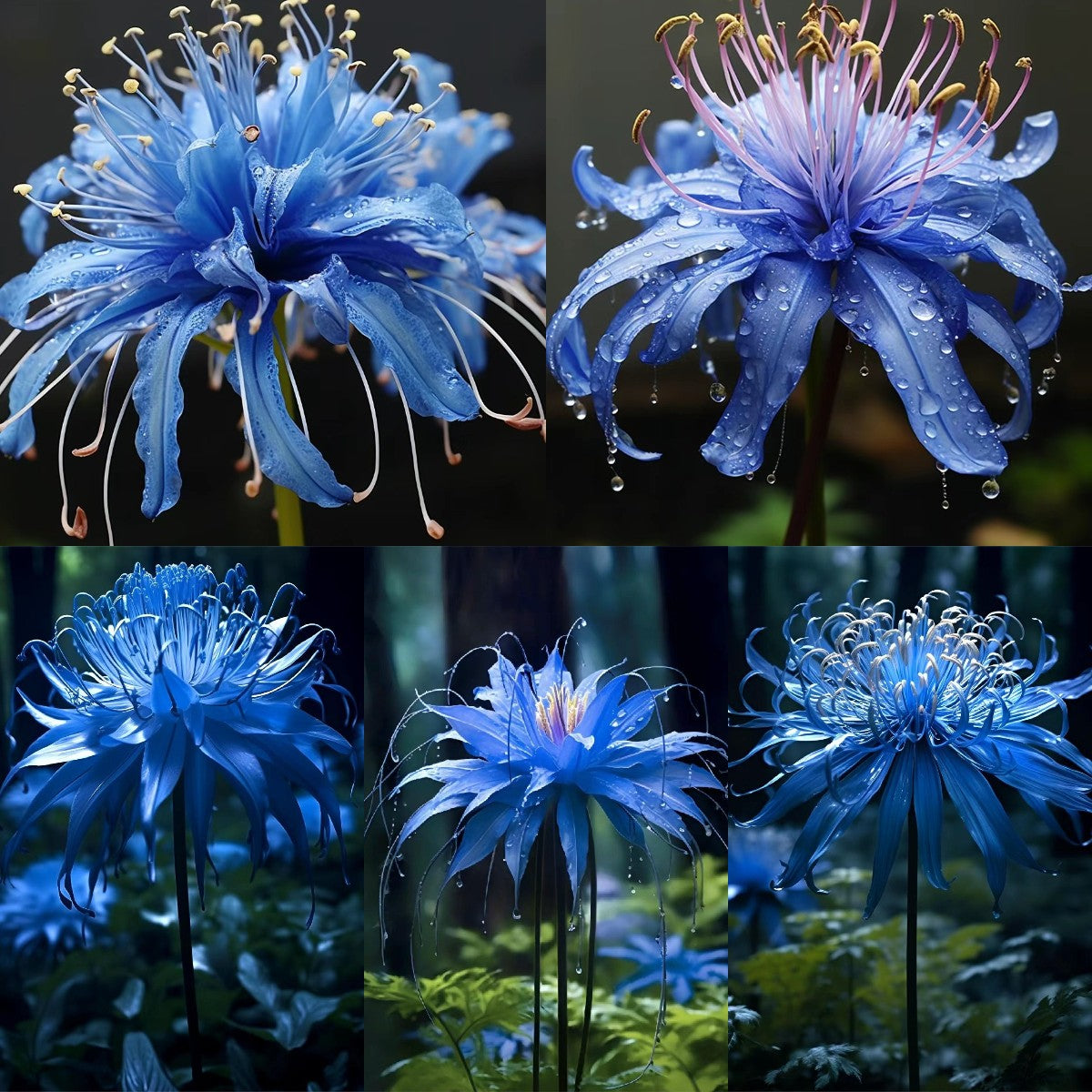 💙Blue Spider Lily Bulbs: Where Mystery Meets Beauty